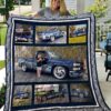 Custom43 Blue Ute Quilt Blanket  Quilt